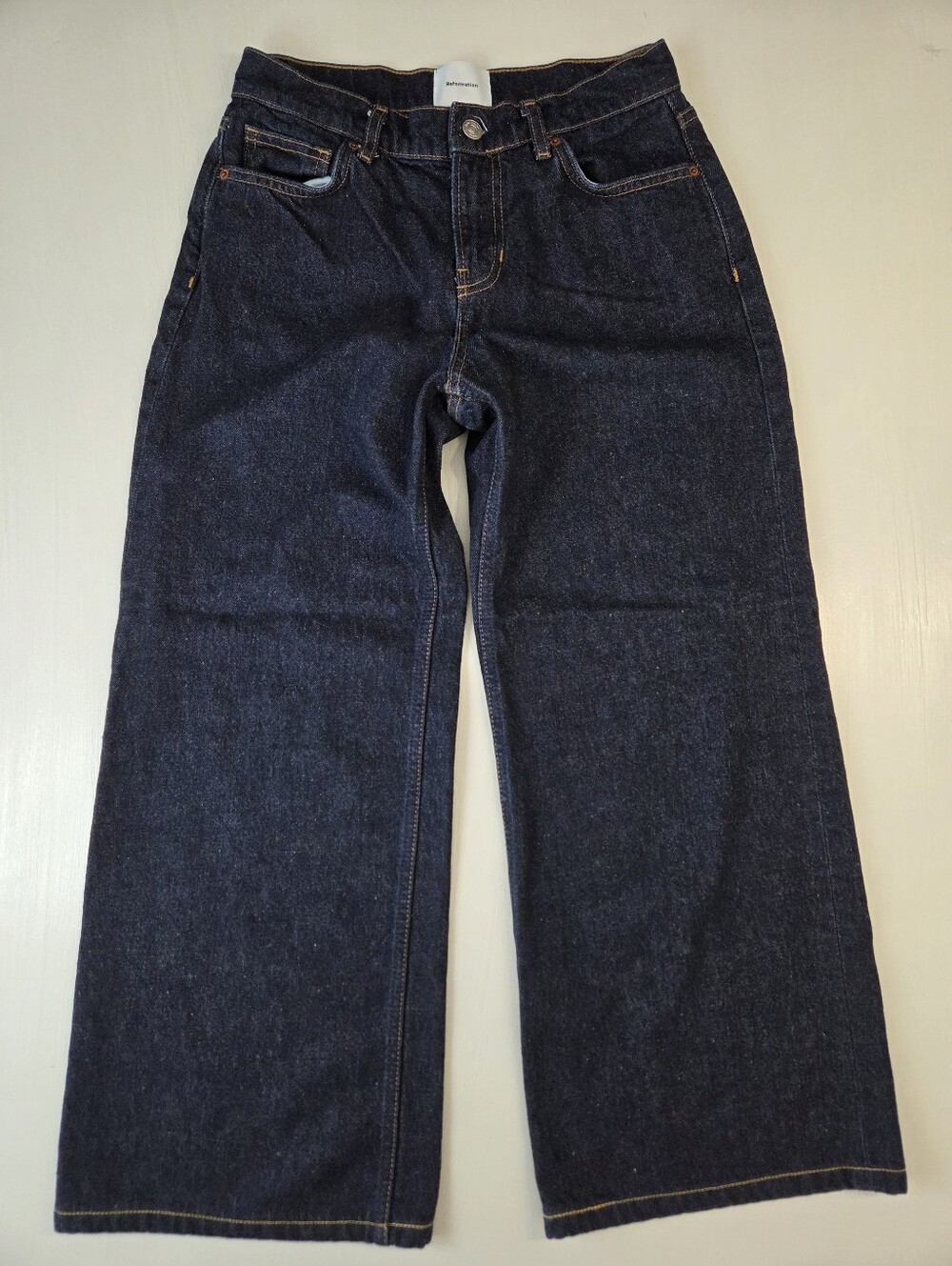 Reformation Cary Low Rise Slouchy Wide Leg Jeans
